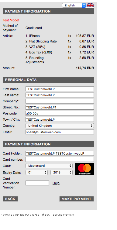 Customweb Gmbh Opencart Bspayone Payment Extension